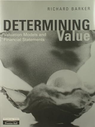 Determining Value: Valuation Models and Financial Statements - Scanned Pdf with Ocr